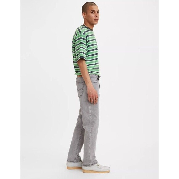 Levi's Flex 514 Straight Leg Men's Stretch Regular Fit Jeans Sz 28x30 Grey Color - Picture 5 of 12